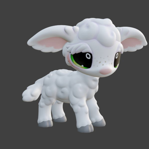 Leylina Figurines - July 2025 - Lamb