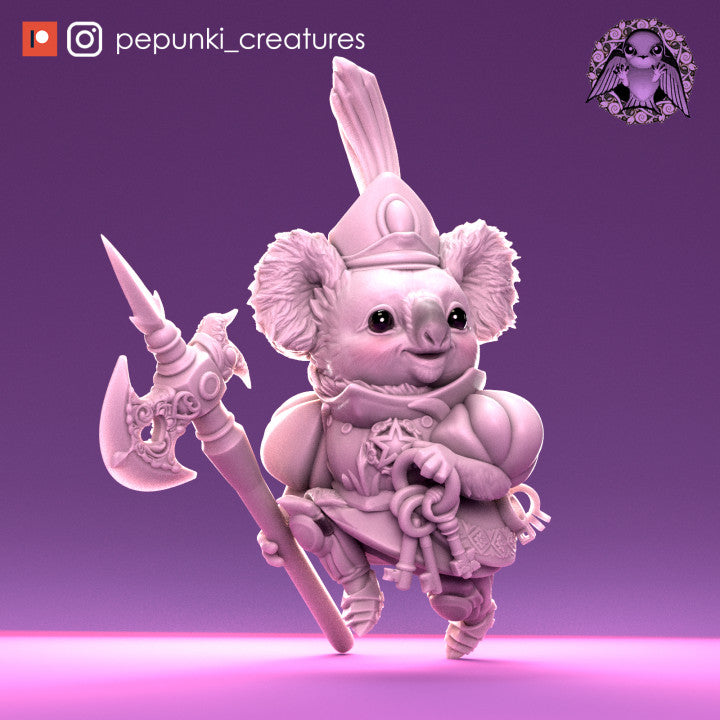 Pepunki Creatures - Koala Guardsman