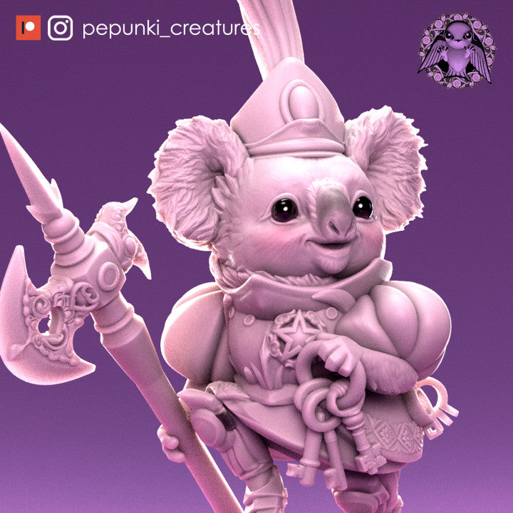 Pepunki Creatures - Koala Guardsman