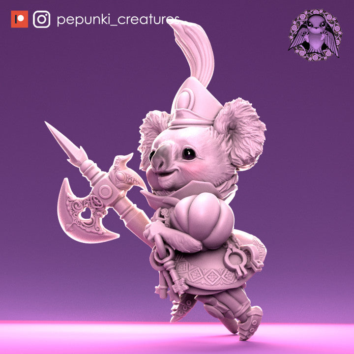 Pepunki Creatures - Koala Guardsman