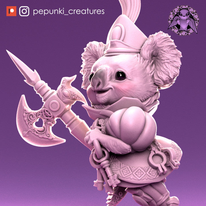 Pepunki Creatures - Koala Guardsman