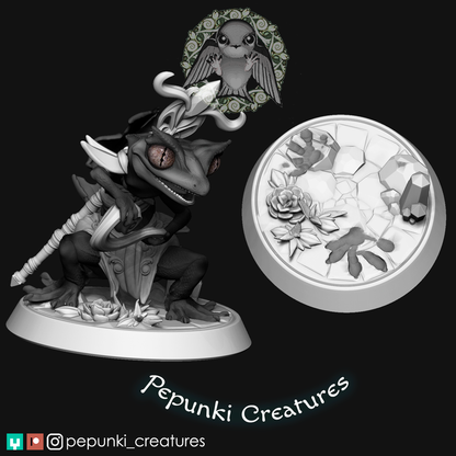 Pepunki Creatures - Leaf-Tail Gecko Sorceress