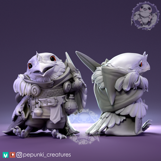 Pepunki Creatures - Frogmouth Knight