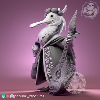 Pepunki Creatures - Spoonbill Bard