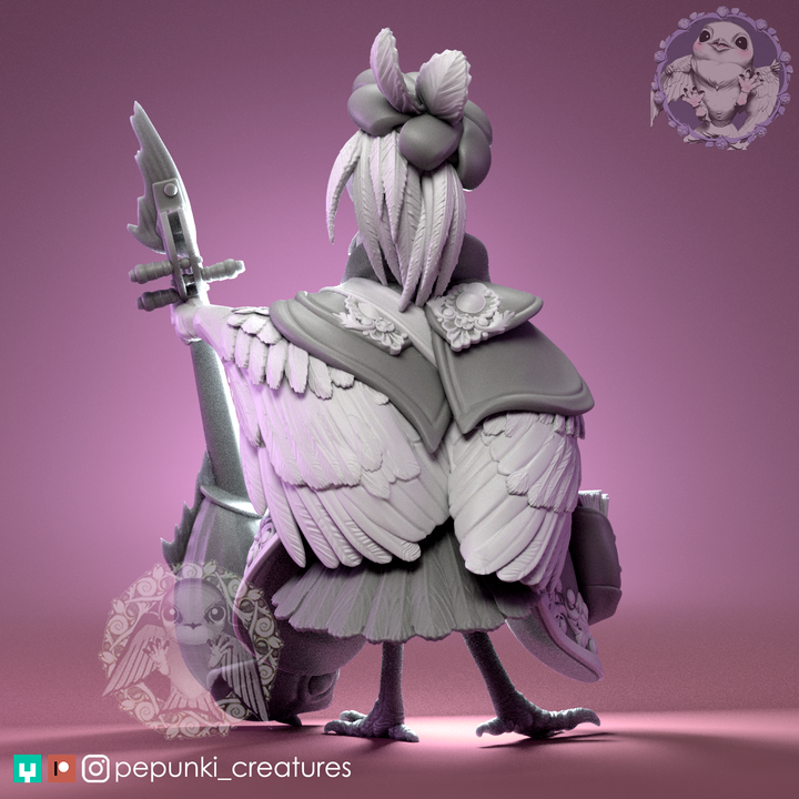 Pepunki Creatures - Spoonbill Bard