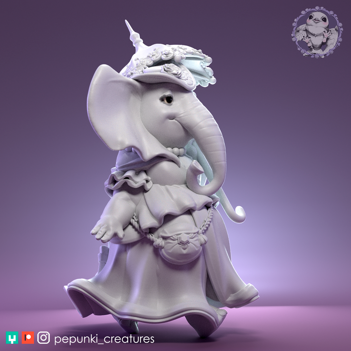 Pepunki Creatures - Elephant Day Tripper
