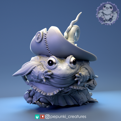 Pepunki Creatures - Bullfrog Battle Witch