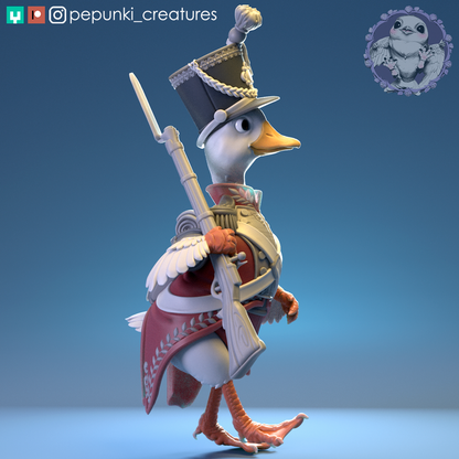 Pepunki Creatures - Duck Dragoon