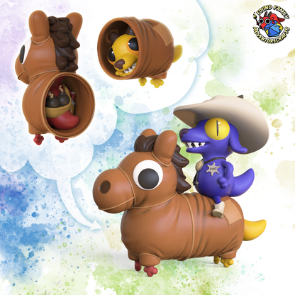 FFA - Kobold Cowpoke & Horse