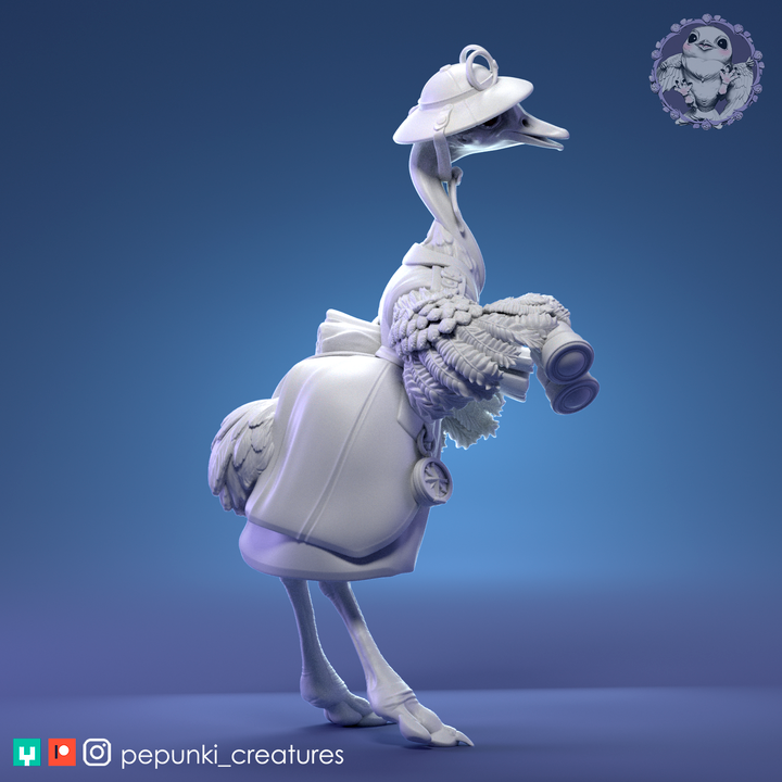 Pepunki Creatures - Ostrich Explorer