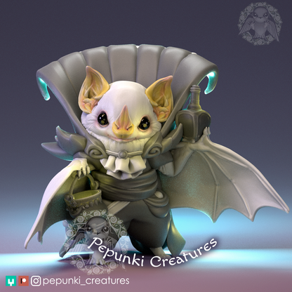 Pepunki Creatures - Honduran White Bat Alchemist