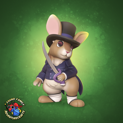 FFA - Spring Critters - Dandy Rabbit Swordsman