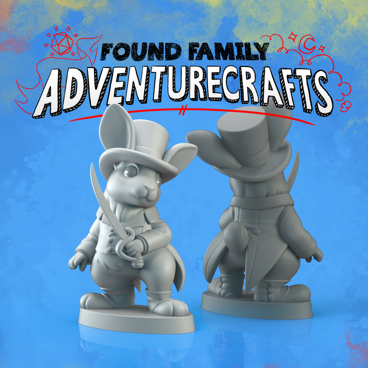 FFA - Spring Critters - Dandy Rabbit Swordsman