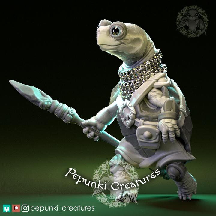 Pepunki Creatures - Turtle Spearman