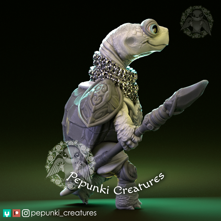 Pepunki Creatures - Turtle Spearman