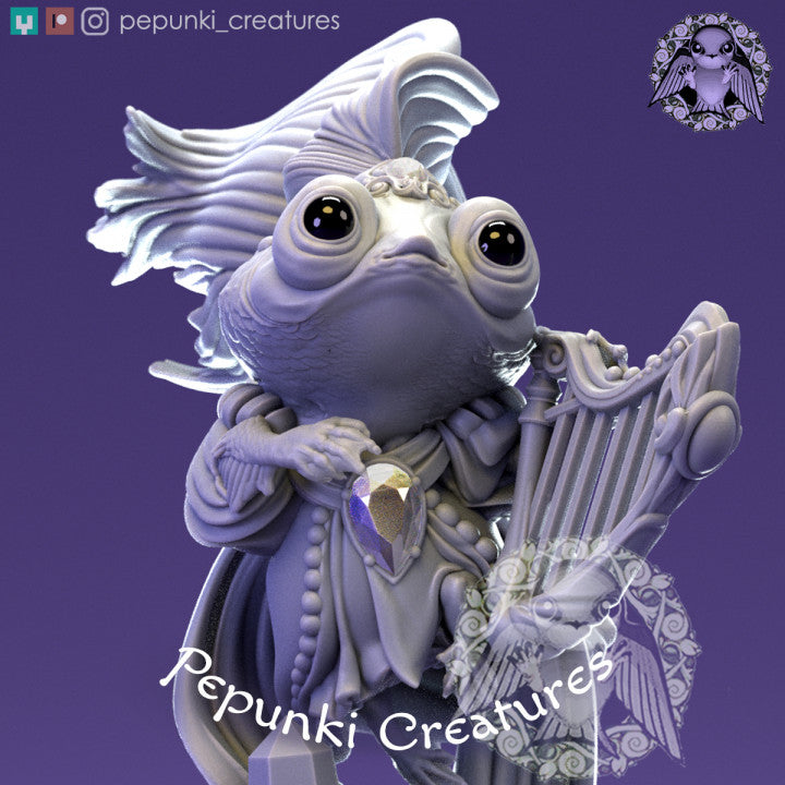 Pepunki Creatures - Goldfish Harpist