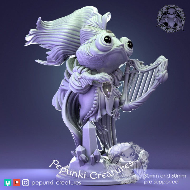 Pepunki Creatures - Goldfish Harpist