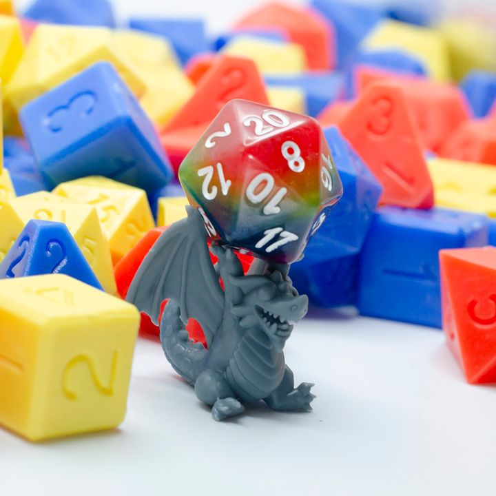 FFA - Baby Dragon Dice Stand