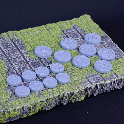 FFA - Spooky Dungeon - 25mm/32mm Tile Bases & Disassembled Skeleton