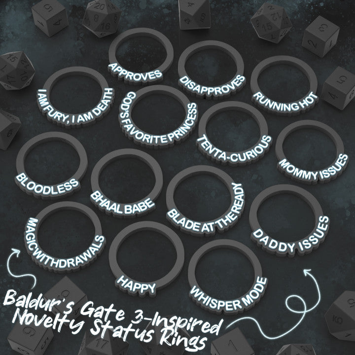 FFA Status Rings - Baldur's Gate 3