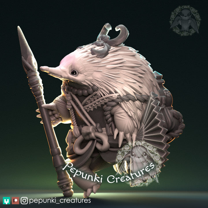 Pepunki Creatures - Echidna Wardancer
