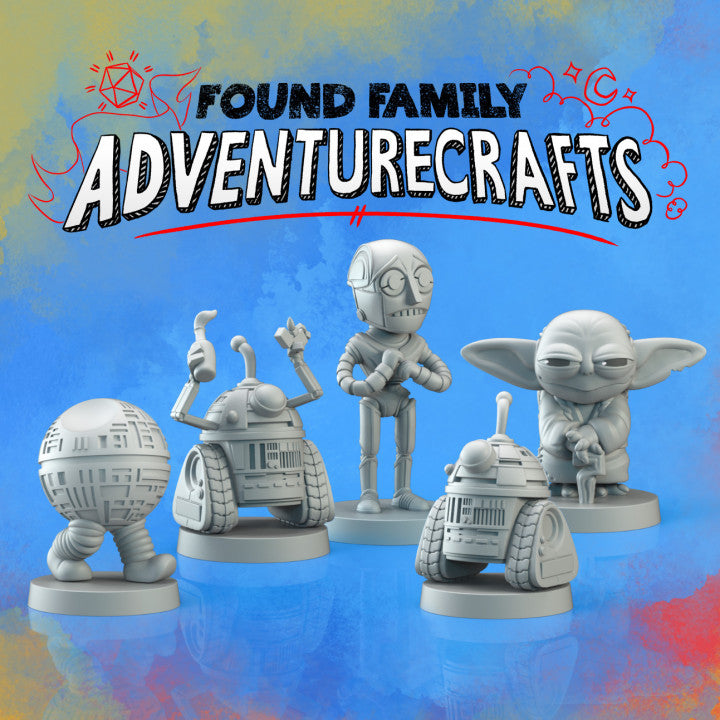 FFA - Space Friends - Anxiety Bot, Bucket Bot, Death Gonk, Swamp Gerblin