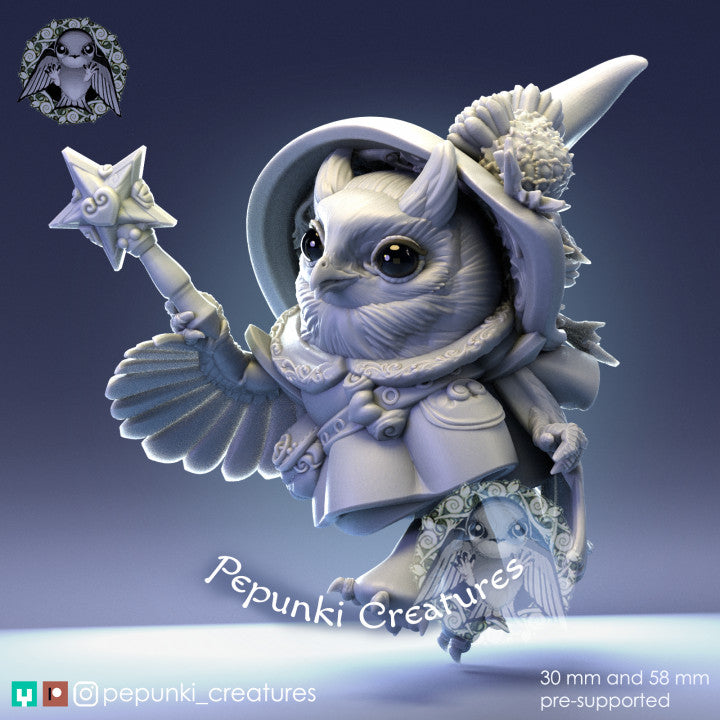 Pepunki Creatures - Owl Mage