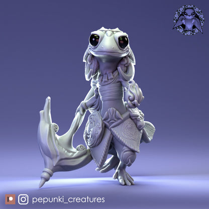 Pepunki Creatures - Fat-Tail Gecko Mage
