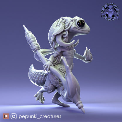 Pepunki Creatures - Fat-Tail Gecko Mage