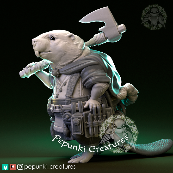 Pepunki Creatures - Beaver Carpenter