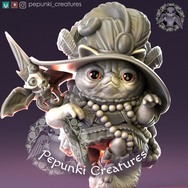 Pepunki Creatures - Persian Cat Witch