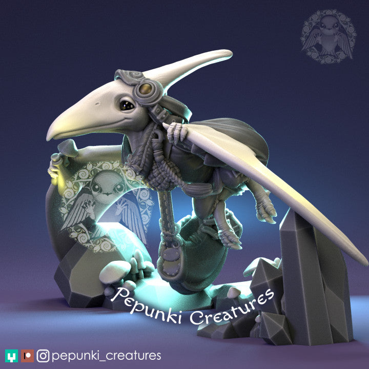Pepunki Creatures - Pterosaur Herbalist