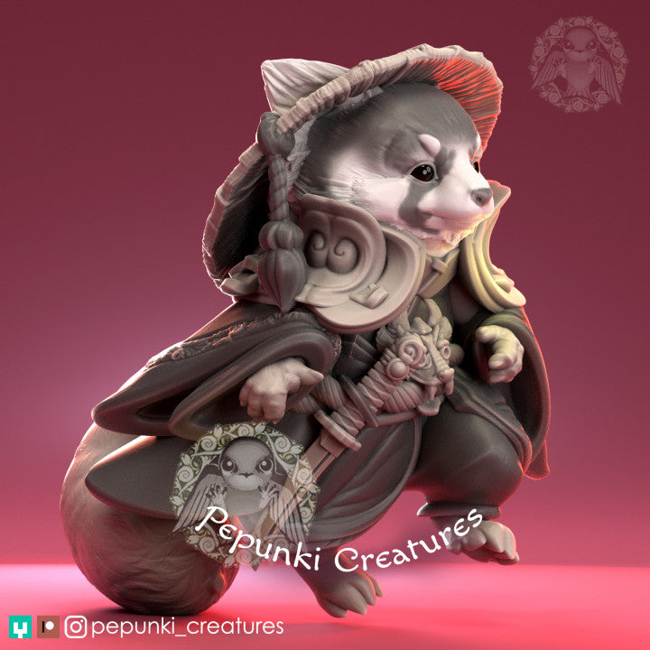 Pepunki Creatures - Red Panda Warrior