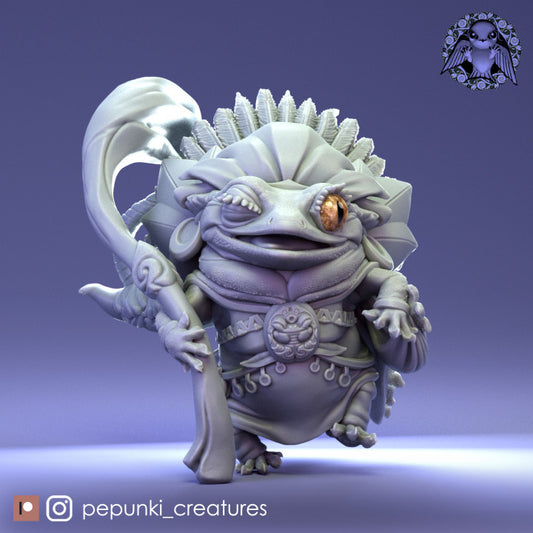 Pepunki Creatures - Gecko Shaman