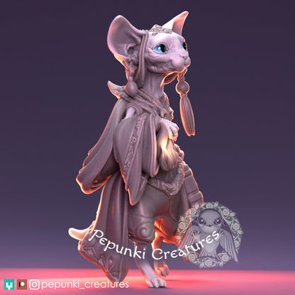 Pepunki Creatures - Sphynx Cat Mage