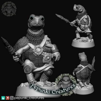 Pepunki Creatures - Turtle Spearman