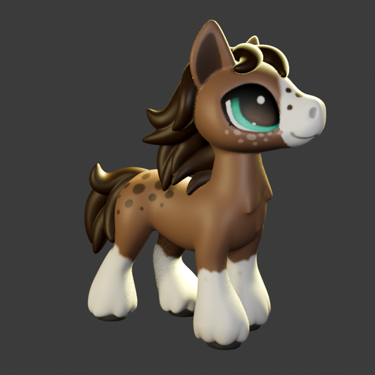 Leylina Figurines - July 2025 - Clydesdale