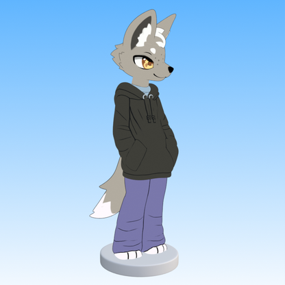 Leylina Figurines - March 2026 - Hoodie Wolf