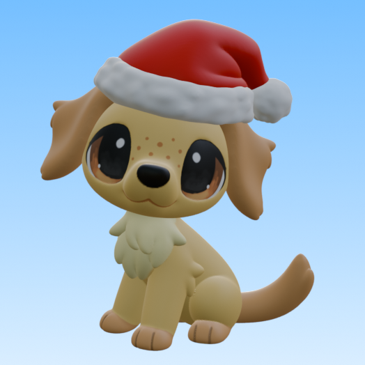 Leylina Figurines - December 2025 - Golden Retriever