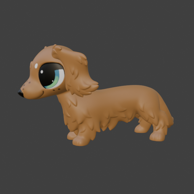 Leylina Figurines - February 2025 - Dachsund