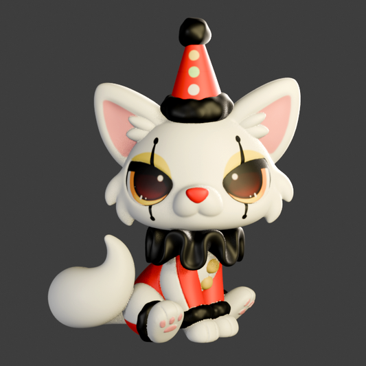 Leylina Figurines - October 2025 - Clown Cat/Cat