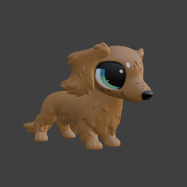 Leylina Figurines - February 2025 - Dachsund