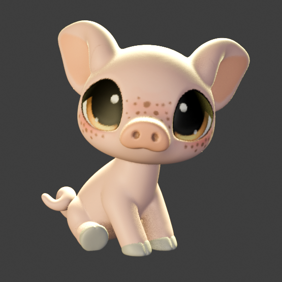 Leylina Figurines - July 2025 - Piglet