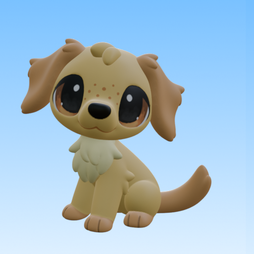 Leylina Figurines - December 2025 - Golden Retriever