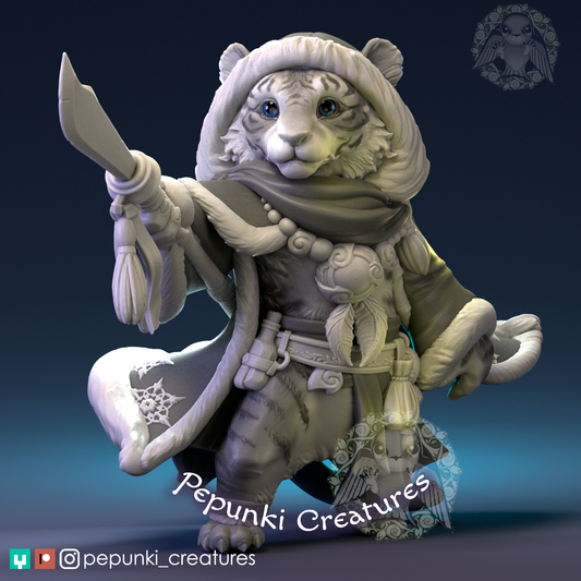 Pepunki Creatures - Siberian Tiger Warrior