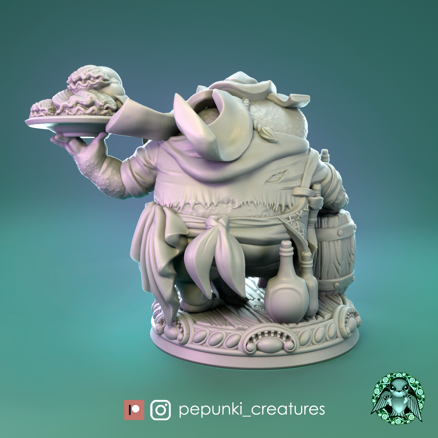 Pepunki Creatures - Budgett's Frog Ship's Cook