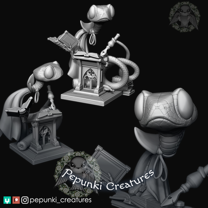 Pepunki Creatures - Blunt-Headed Tree Snake Archivist