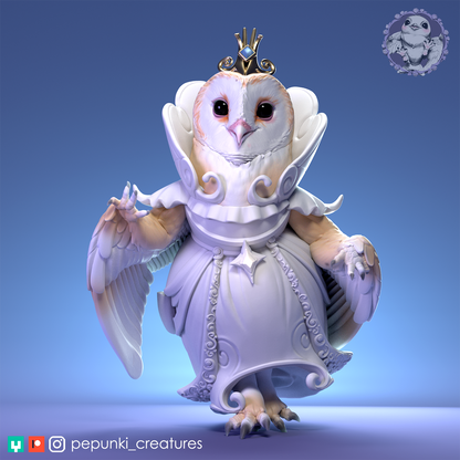 Pepunki Creatures - Barn Owl Princess