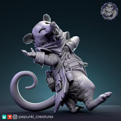 Pepunki Creatures - Opossum Playing Dead
