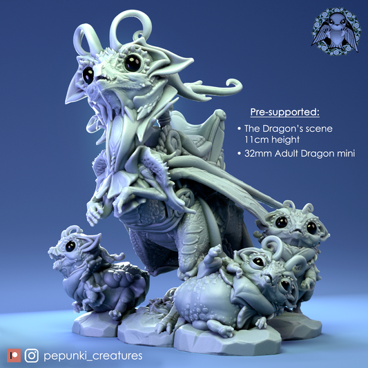 Pepunki Creatures - Fairy Dragon Family